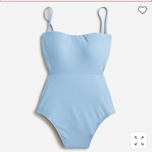 J. Crew Classic One Piece Swimwear, Light Blue